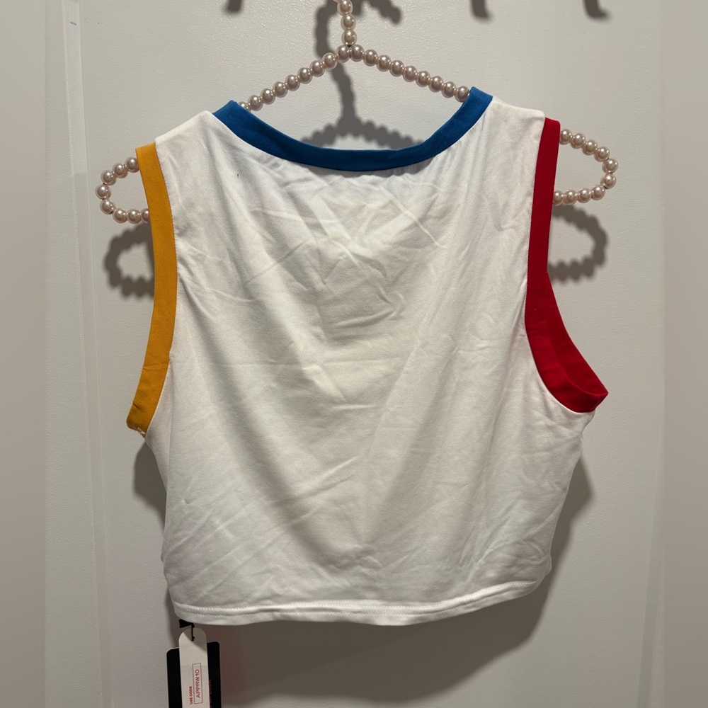 Stevenrhodes Figure Graphic Print Tank Top, School - Picture 5 of 7